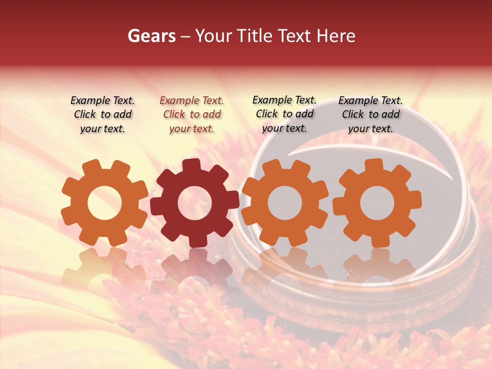 Card Bouquet Dating PowerPoint Template