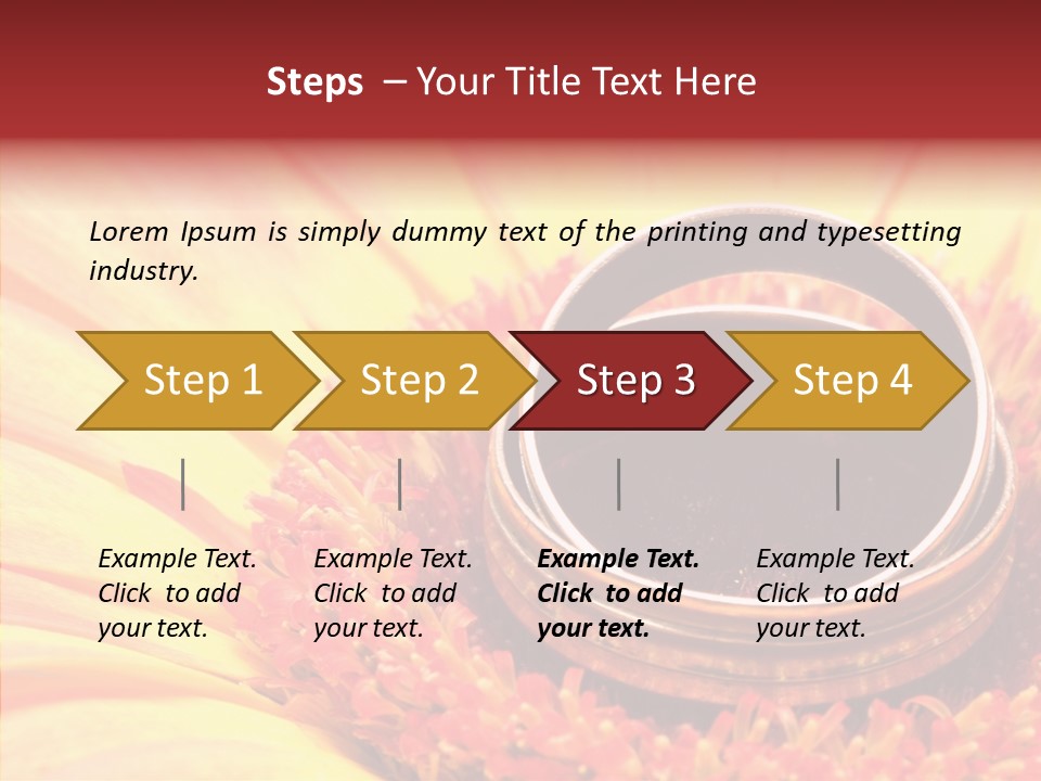 Card Bouquet Dating PowerPoint Template