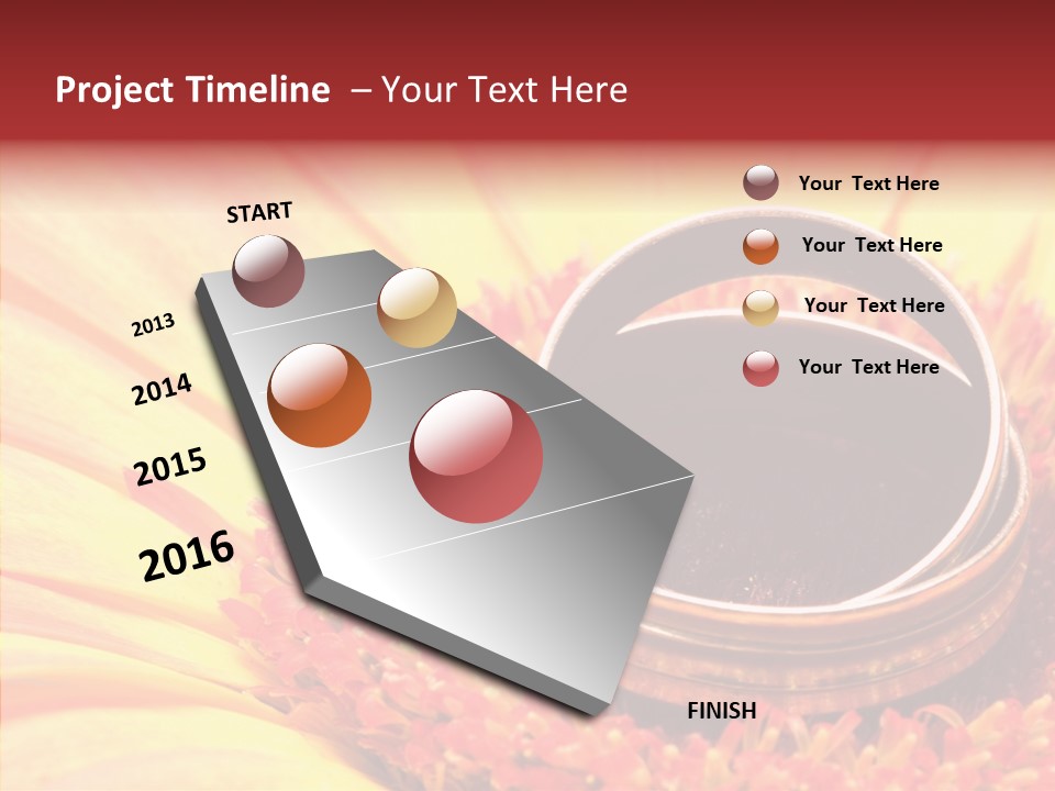 Card Bouquet Dating PowerPoint Template