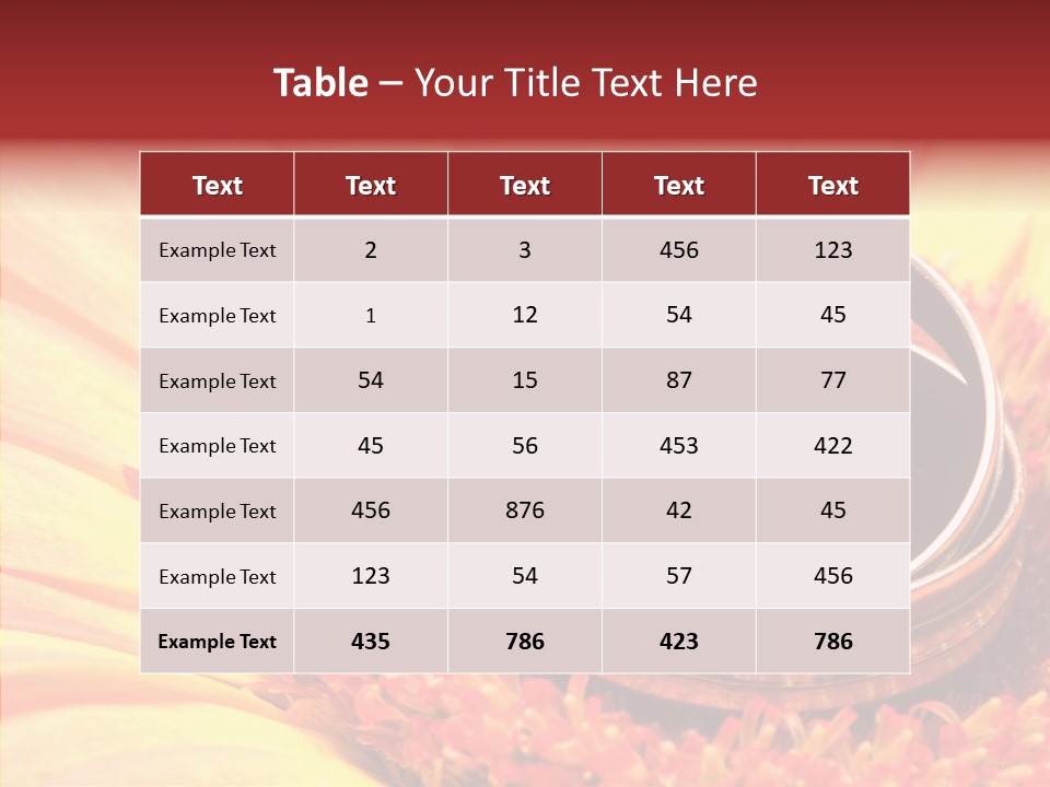 Card Bouquet Dating PowerPoint Template