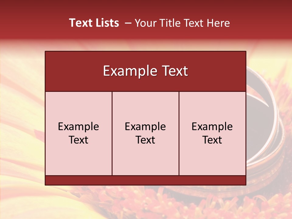 Card Bouquet Dating PowerPoint Template