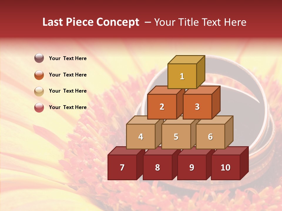 Card Bouquet Dating PowerPoint Template