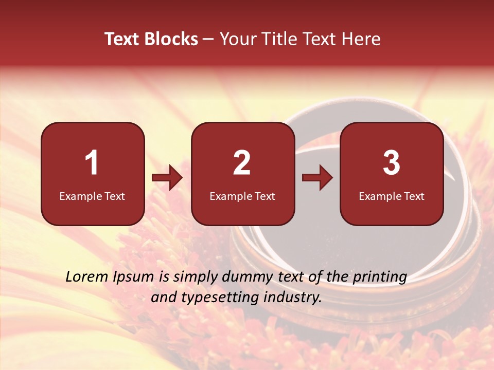 Card Bouquet Dating PowerPoint Template