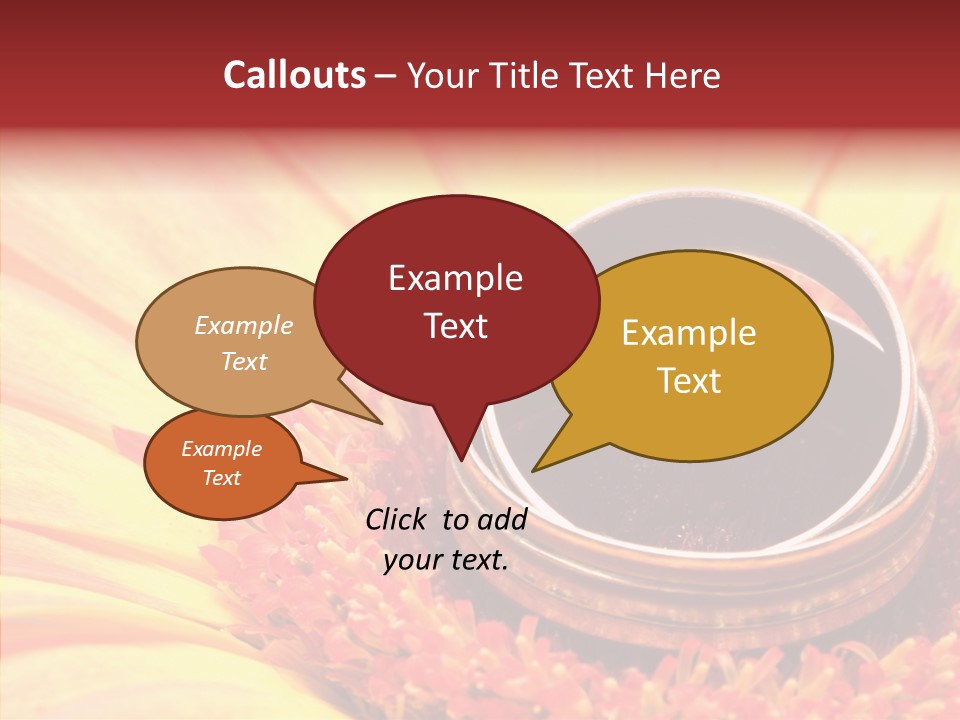 Card Bouquet Dating PowerPoint Template