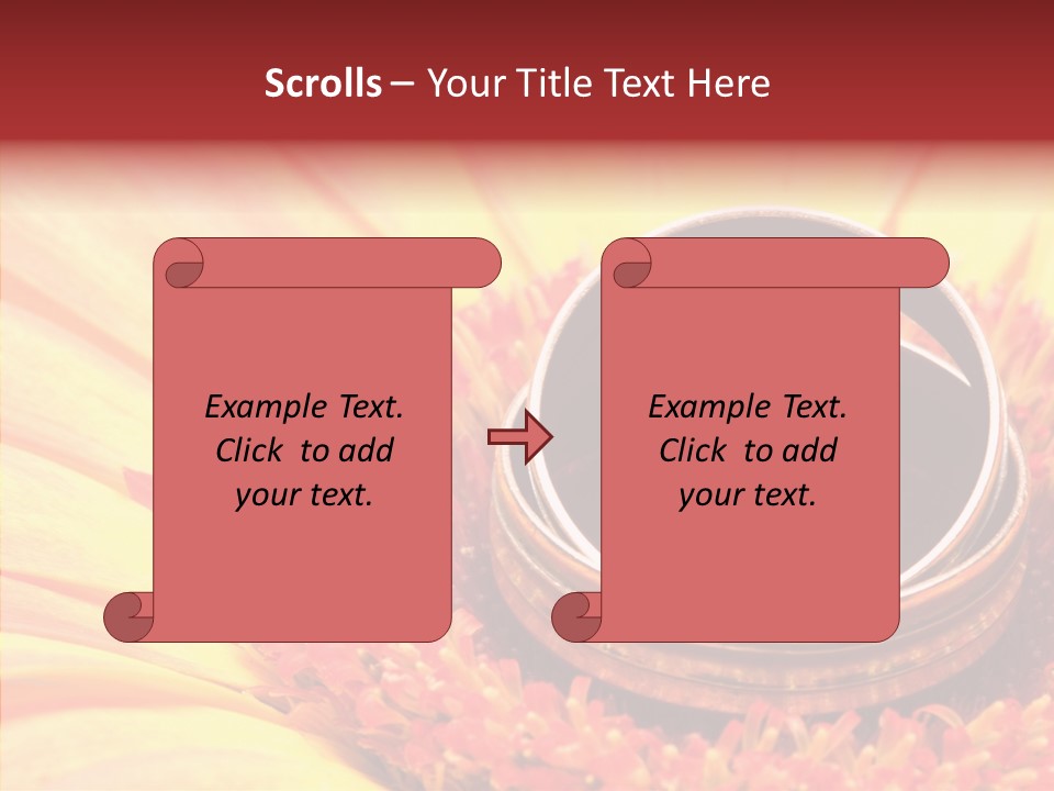 Card Bouquet Dating PowerPoint Template