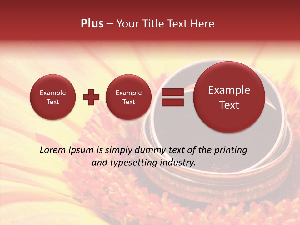 Card Bouquet Dating PowerPoint Template