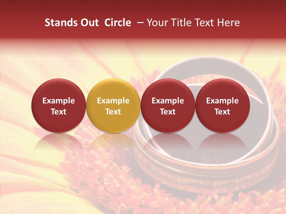 Card Bouquet Dating PowerPoint Template