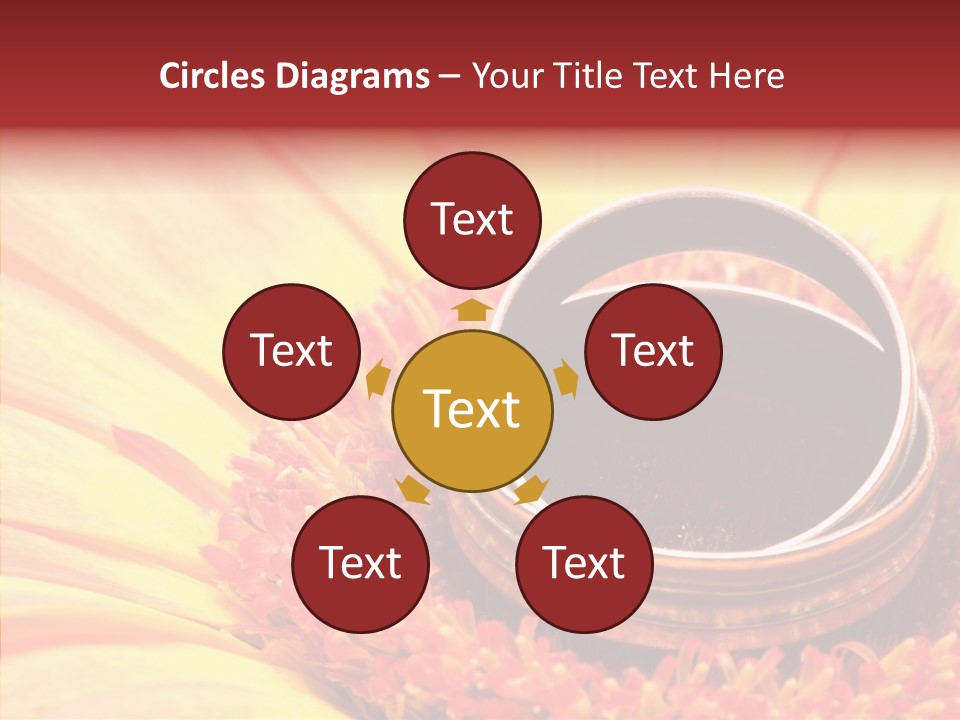 Card Bouquet Dating PowerPoint Template