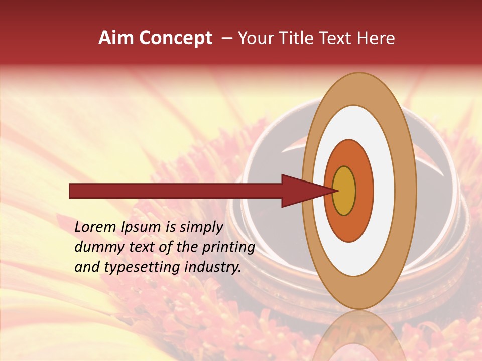 Card Bouquet Dating PowerPoint Template