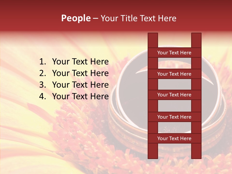 Card Bouquet Dating PowerPoint Template