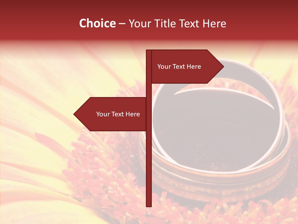 Card Bouquet Dating PowerPoint Template