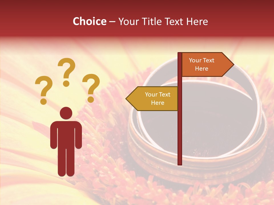 Card Bouquet Dating PowerPoint Template