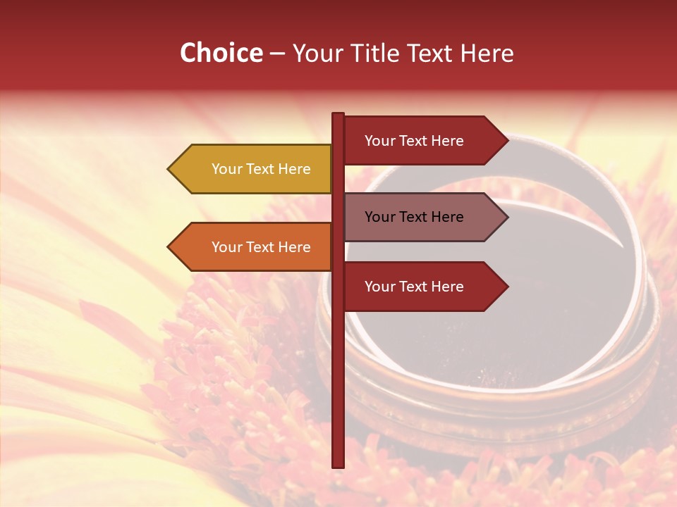 Card Bouquet Dating PowerPoint Template