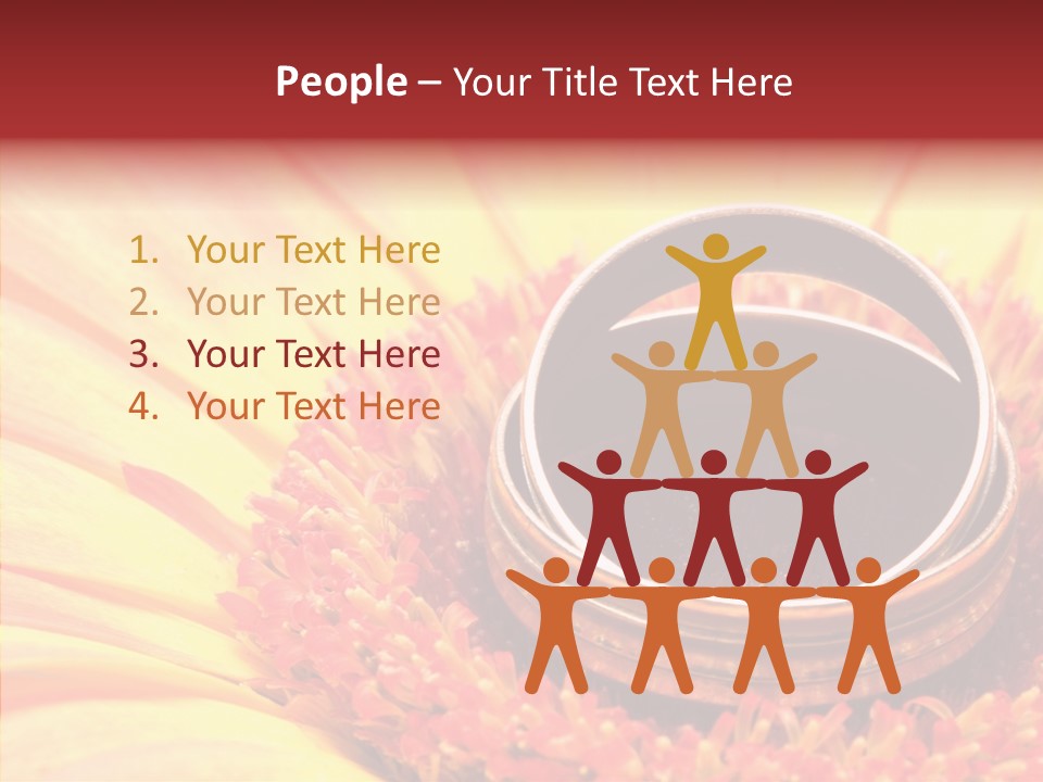 Card Bouquet Dating PowerPoint Template