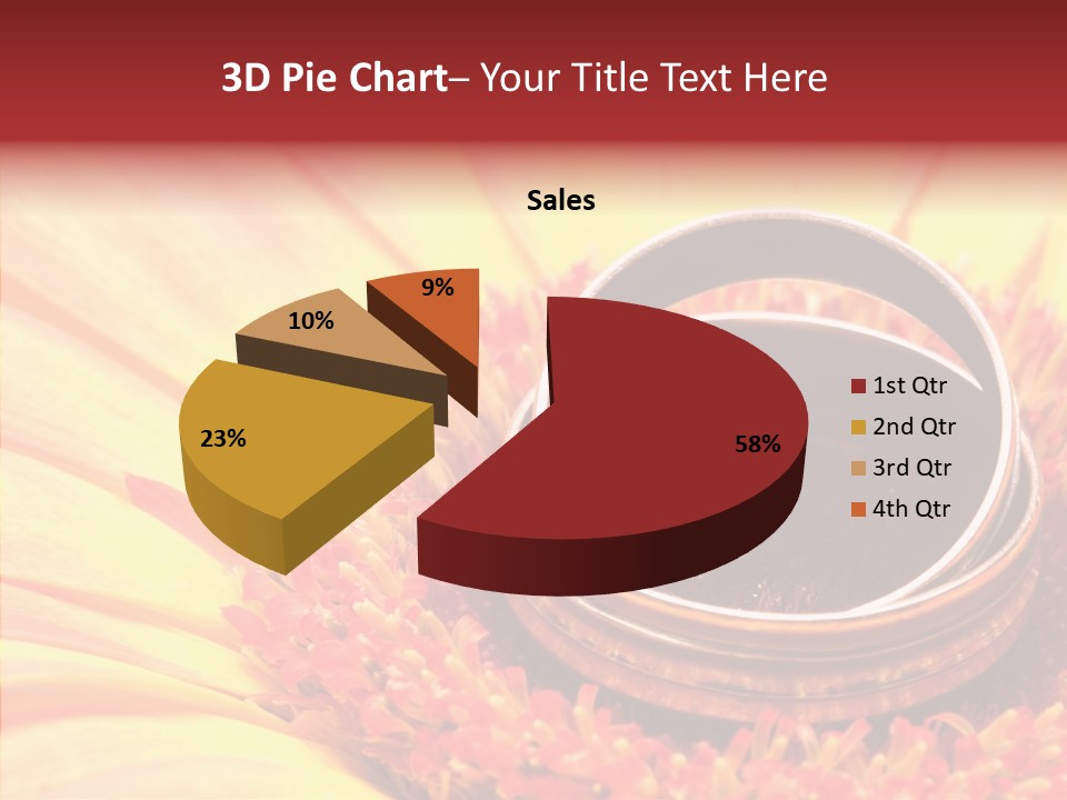 Card Bouquet Dating PowerPoint Template