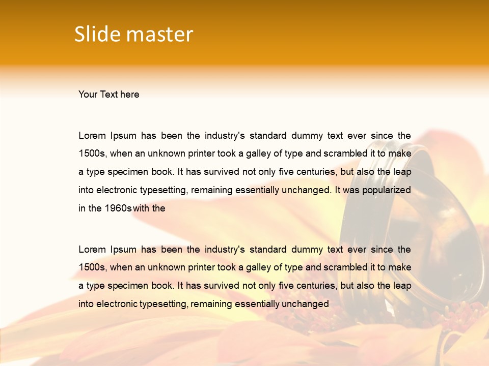 Gem Daisy Bloom PowerPoint Template