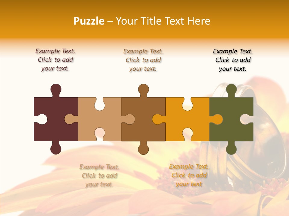 Gem Daisy Bloom PowerPoint Template