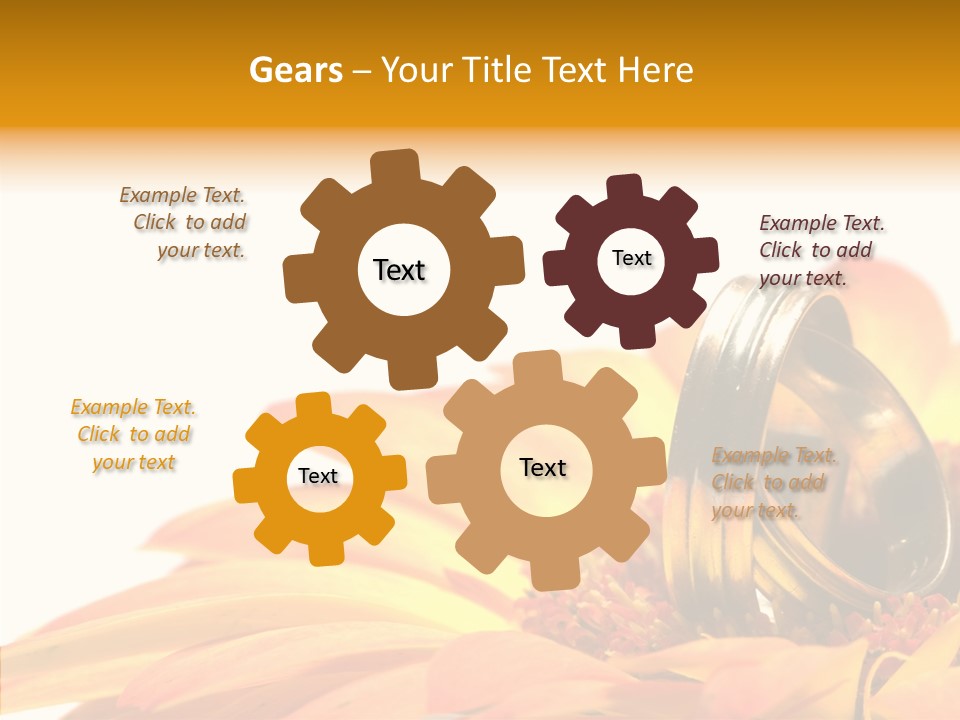 Gem Daisy Bloom PowerPoint Template