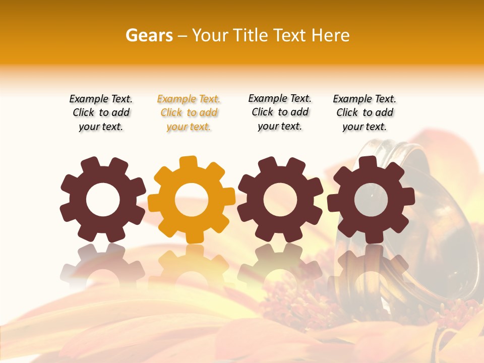 Gem Daisy Bloom PowerPoint Template