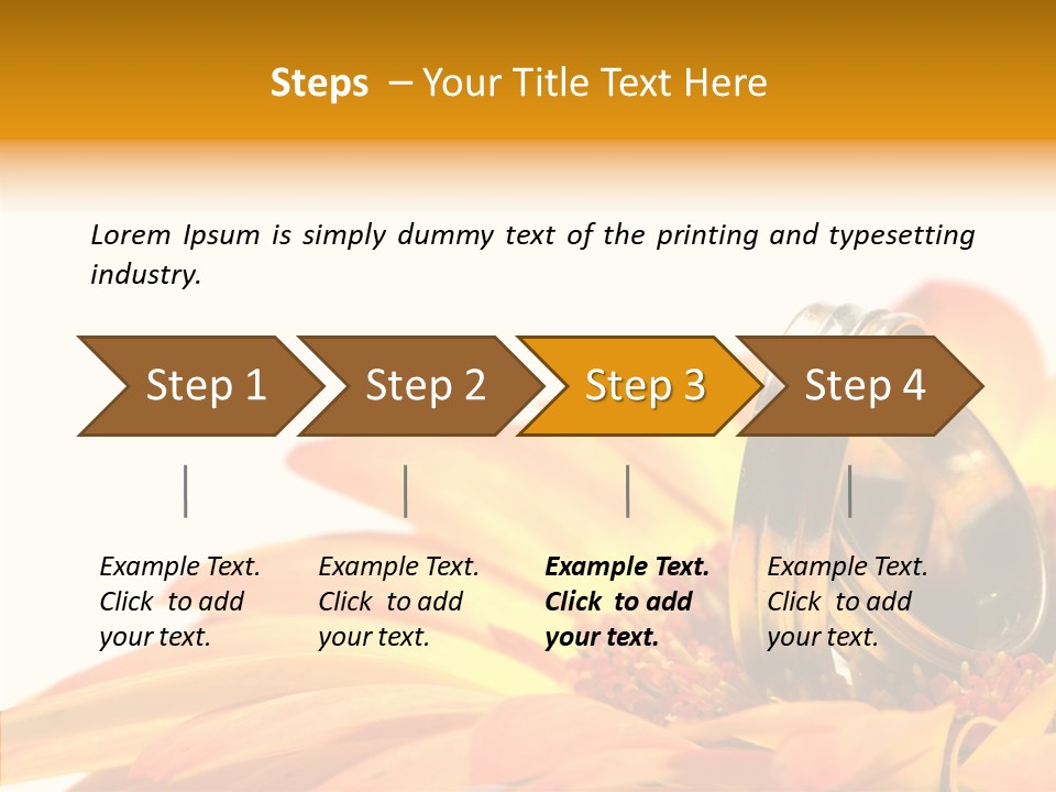 Gem Daisy Bloom PowerPoint Template