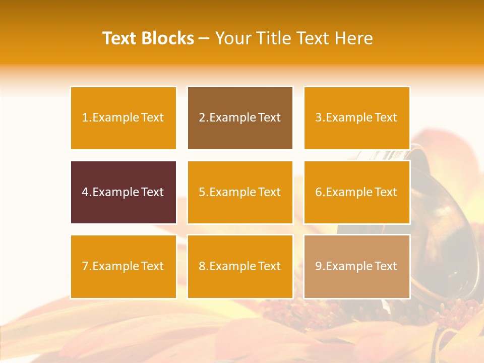 Gem Daisy Bloom PowerPoint Template