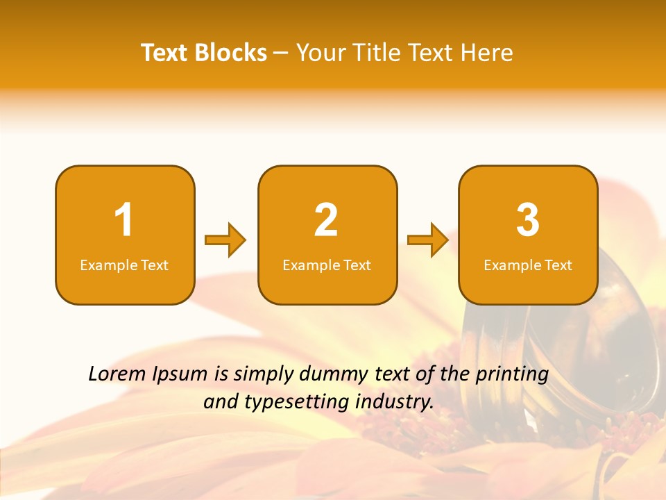 Gem Daisy Bloom PowerPoint Template
