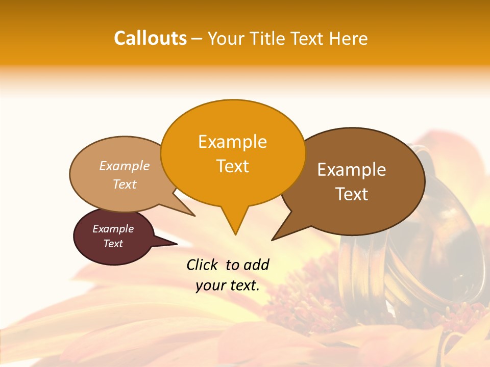 Gem Daisy Bloom PowerPoint Template