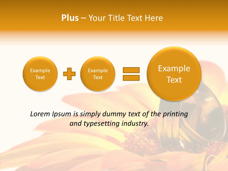 Gem Daisy Bloom PowerPoint Template