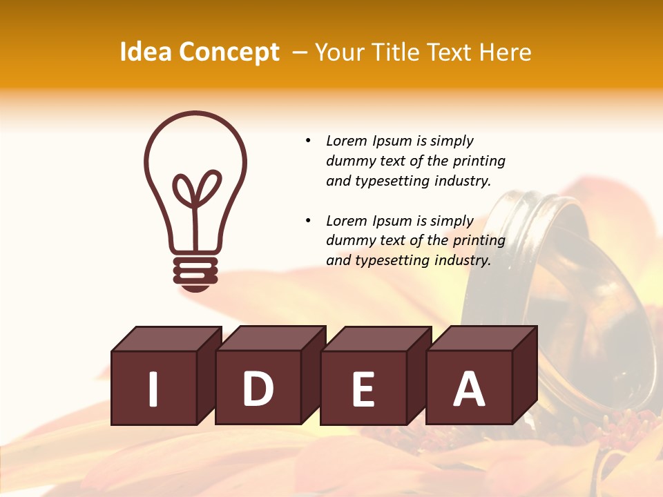 Gem Daisy Bloom PowerPoint Template