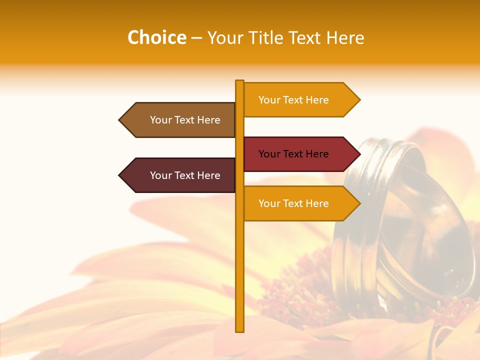 Gem Daisy Bloom PowerPoint Template