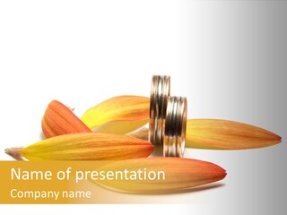 Wedding Band Isolated PowerPoint Template