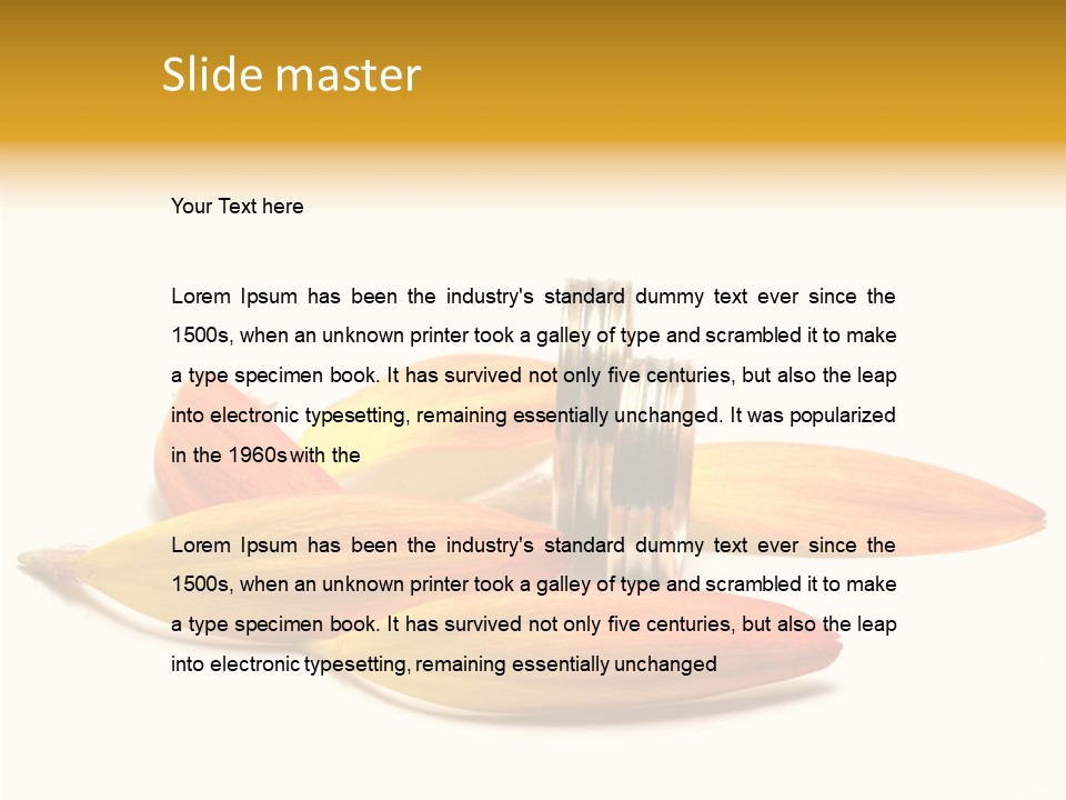 Wedding Band Isolated PowerPoint Template