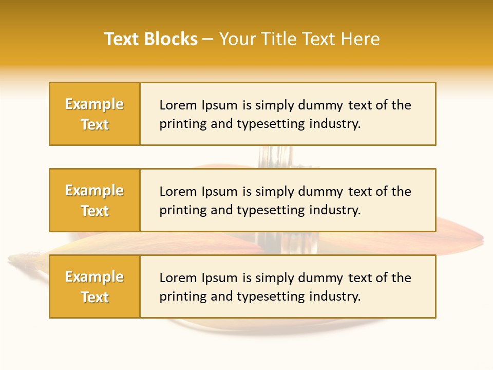 Wedding Band Isolated PowerPoint Template