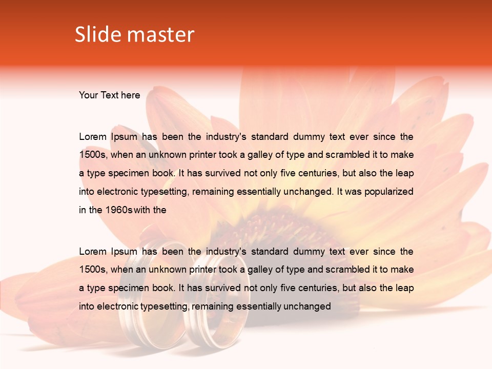 Bloom Background Yellow PowerPoint Template