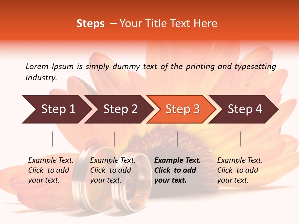 Bloom Background Yellow PowerPoint Template