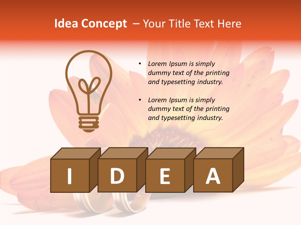 Bloom Background Yellow PowerPoint Template