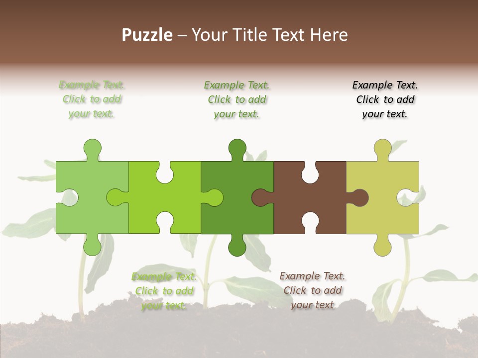 Leaf Environmental Growth PowerPoint Template