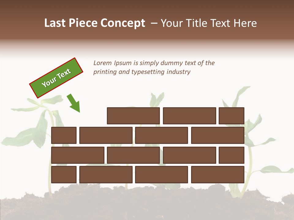 Leaf Environmental Growth PowerPoint Template