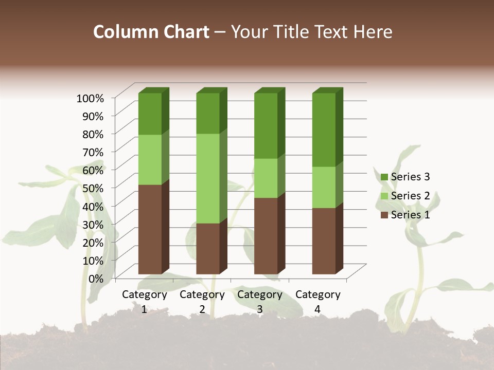 Leaf Environmental Growth PowerPoint Template