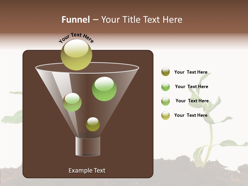 Leaf Environmental Growth PowerPoint Template