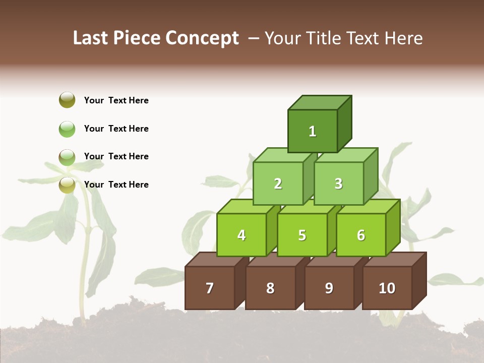Leaf Environmental Growth PowerPoint Template
