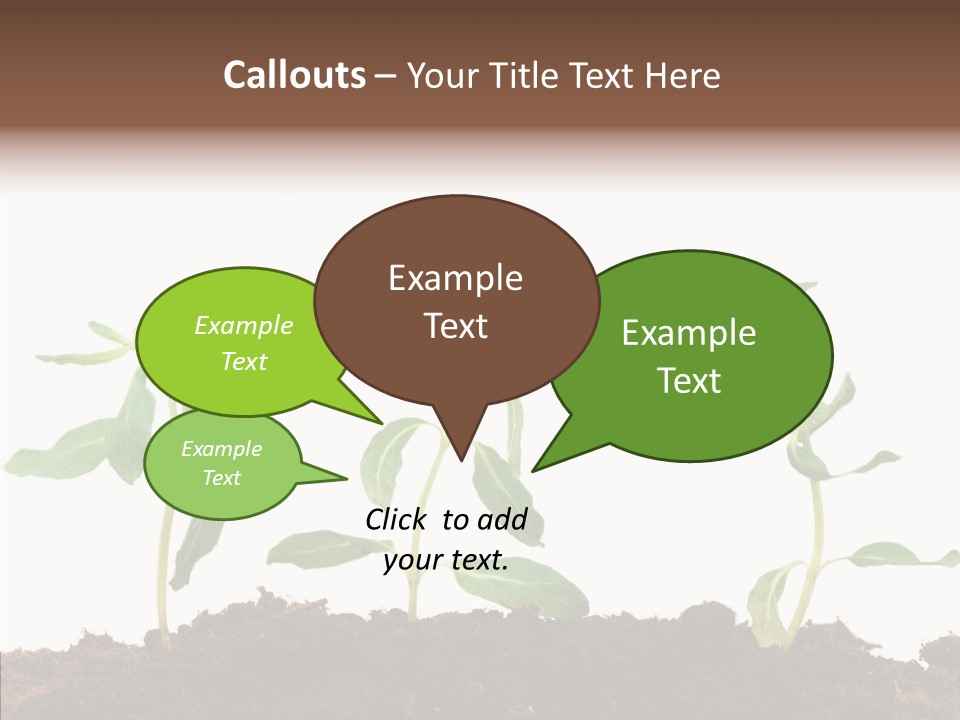 Leaf Environmental Growth PowerPoint Template