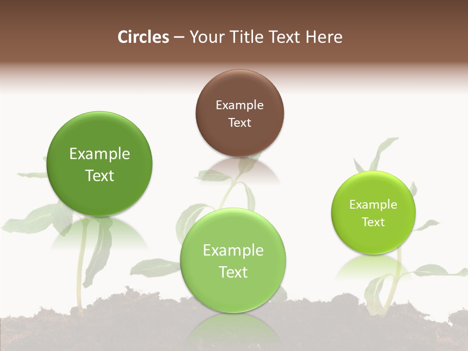 Leaf Environmental Growth PowerPoint Template