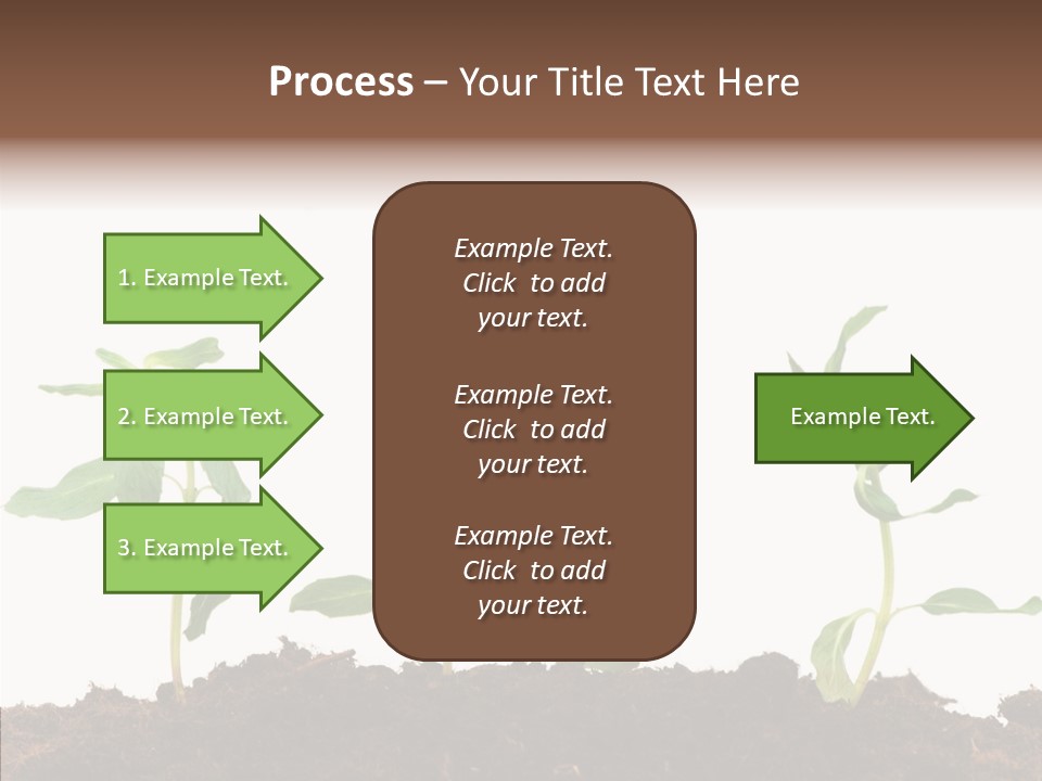 Leaf Environmental Growth PowerPoint Template