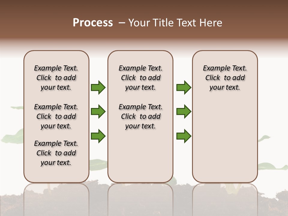 Leaf Environmental Growth PowerPoint Template