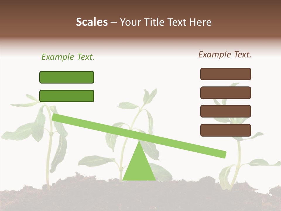 Leaf Environmental Growth PowerPoint Template