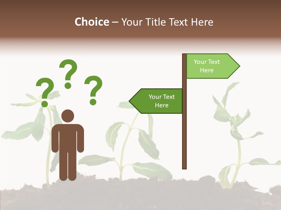 Leaf Environmental Growth PowerPoint Template