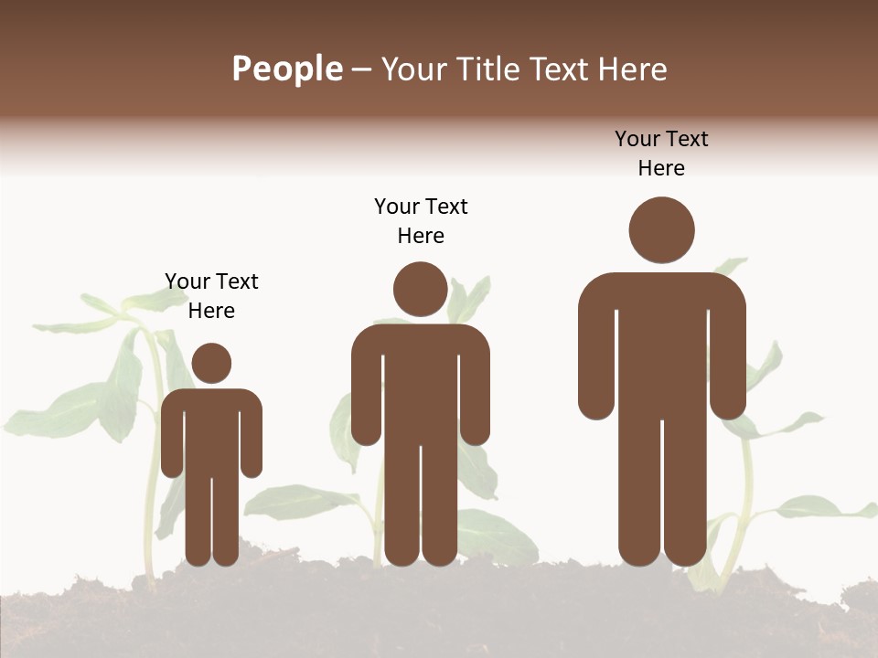Leaf Environmental Growth PowerPoint Template