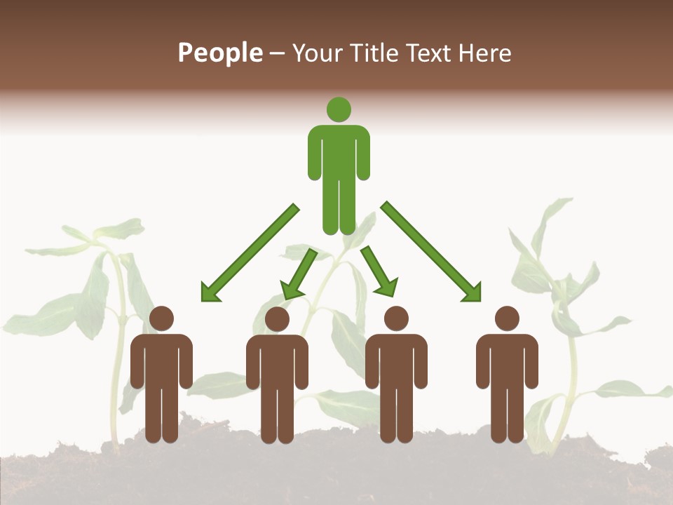Leaf Environmental Growth PowerPoint Template
