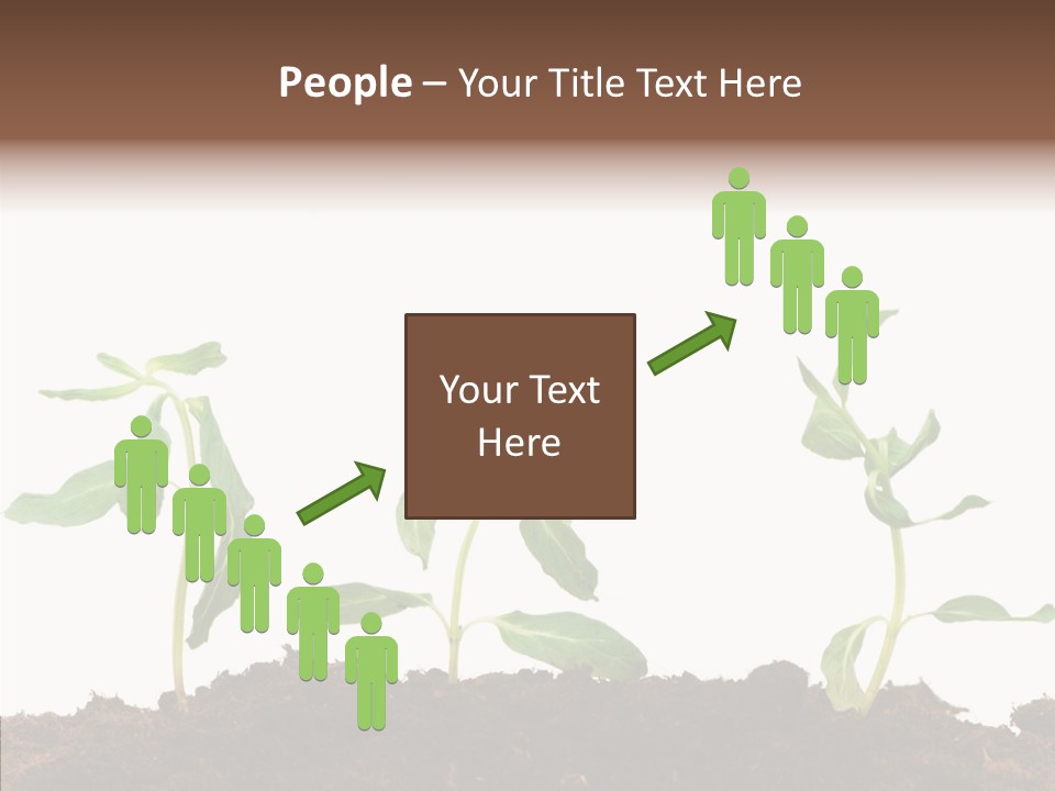 Leaf Environmental Growth PowerPoint Template